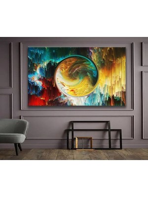 Tosbart Sürrealist Renkler Ve Ahengi Kanvas Tablo
