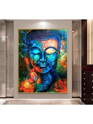 Tosbart Modern Budizm Dekoratif Kanvas Duvar Tablo
