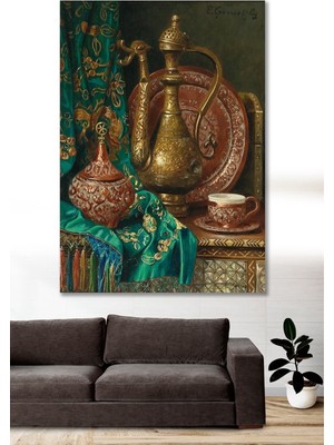 Tosbart 50x70 Antikalar Duvar Kanvas Tablo