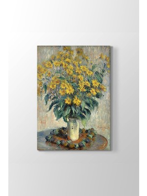 Tosbart Claude Monet - Kudüs Enginar Çiçekleri Tablosu