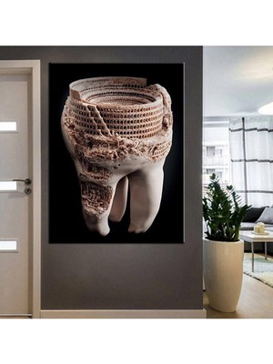 Tosbart Ağız Ve Diş Sağlığı Polikinliği Tabloları Dekoratif Dişçi Tablosu