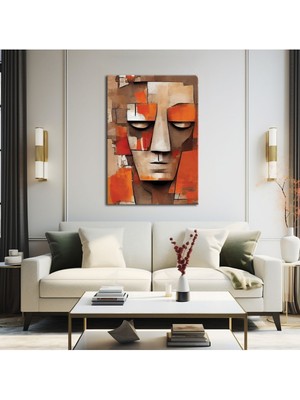 Tosbart Soyut Taş Yüz - Abstract Stone Face