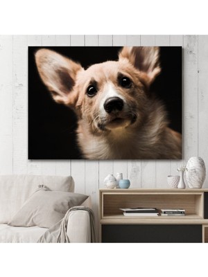 Tosbart Sevimli Köpek Yavrusu Kanvas Tablo