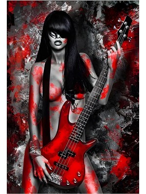 Tosbart Nü Kadın Kanvas Tablo Salon Oturma Yatak Odası Ofis Cafe Için Duvar Dekoru