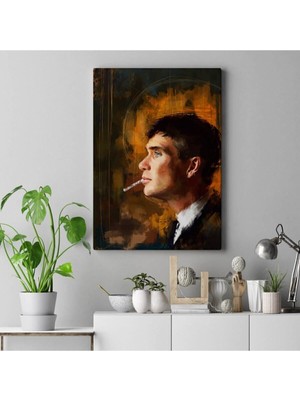 Tosbart Peaky Blinders Ailesi Thomas Shelby Kanvas Tablo