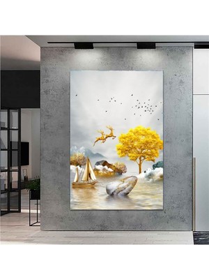 Tosbart Dev Boyut Uçan Geyikler Tablo