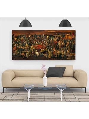 Tosbart 103 Ünlü Ve Atatürk Kanvas