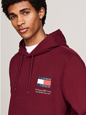 Tommy Hilfiger Tjm Reg Essentıal Flag Hood Ext