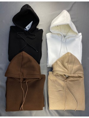 3 Iplik Kapüşonlu Sweatshirt