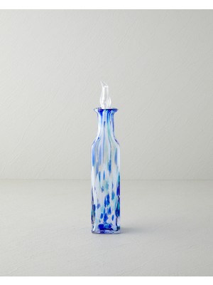 English Home Pattern Cam Yağdanlik 450 ml Mavi