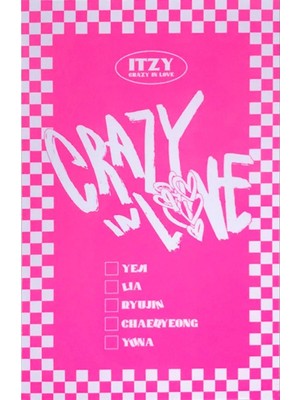 Tekno Trust Itzy "crazy In Love Yeji" 8 Adet Fotokart ( Imzalı Kart)