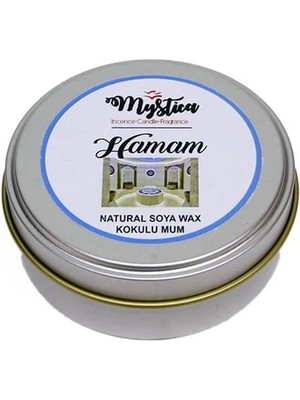 Soya Wax Mum Kokulu Tenekede Hammam