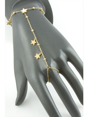 Bijuteri Net Yıldız Sedef Lüks Çelik Şahmeran