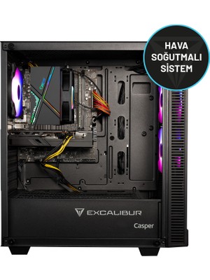 Casper Excalibur E65H.147F-EF70X-0HG Intel Core i7-14700F 64GB RAM 1TB NVME SSD RTX4070 SUPER Freedos