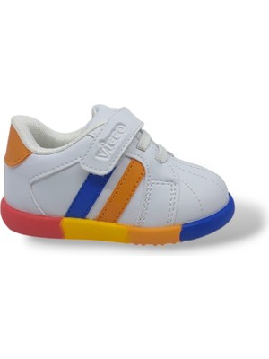 Vicco Heika Unisex Ilk Adım Bebek Beyaz Sneaker Ayakkabı