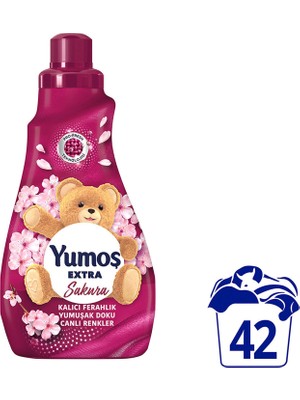 Yumoş Extra Konsantre Çamaşır Yumuşatıcı Sakura 1008 ml 42 Yıkama