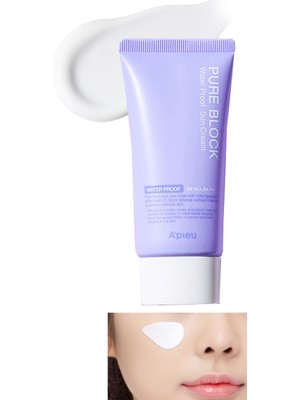 MISSHA A'PIEU Pure Block Water Proof Güneş Kremi SPF50+/PA+++ Tüm Cilt Tipleri İçin 50ml