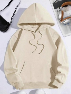 Afro Giyim  Sırt Mary Baskılı Oversize Hoodie