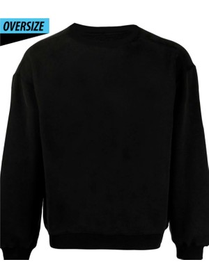 Hena Blackflow Oversize Sweatshirt Siyah