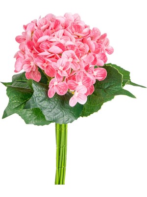 Tekno Trust Yapay Çiçek Islak Dokulu Ortanca Buket Pembe 26 Cm.