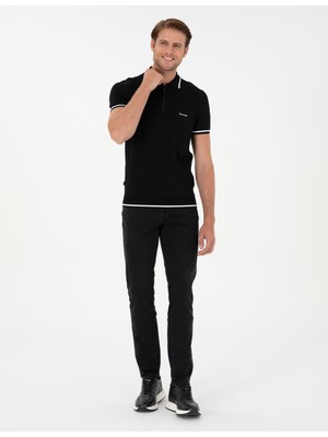 Pierre Cardin Erkek Antrasit Slim Fit Jean Pantolon 50294575-Vr006