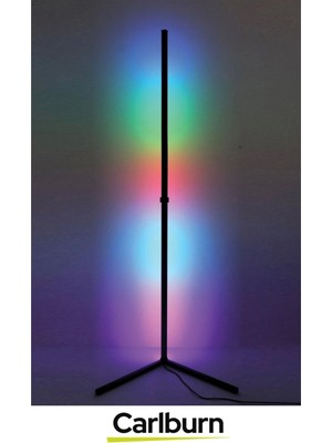 2 Metre USB Giriş Alüminyum Gövde Metal Ayak Rgb Uzaktan Kumandalı Çubuk LED Aydınlatma