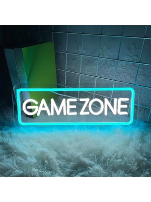 Disa Neon LED Tabela Dekoratif Aydınlatma -Gamezone, 60X21CM-