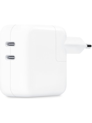 Apple 35 W Çift Usb-C Bağlantı Noktalı Güç Adaptörü - Beyaz (MW2K3TU/A)
