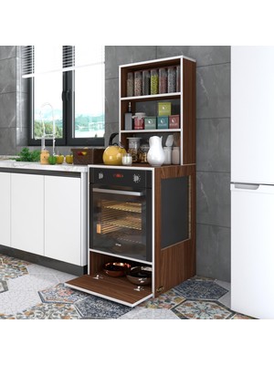 Kenzlife ankastre fırın dolabı hümeyra cvz 165*60*56 mutfak kapaklı