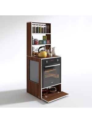 Kenzlife ankastre fırın dolabı hümeyra cvz 165*60*56 mutfak kapaklı