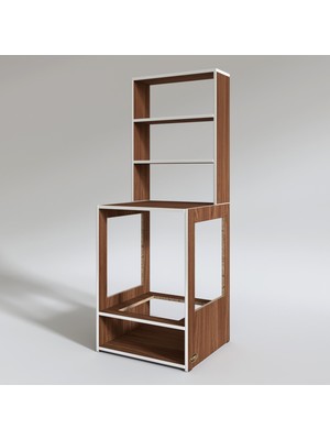 Kenzlife ankastre fırın dolabı ismihan cvz 165*60*56 mutfak raflı