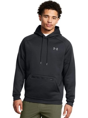 Under Armour Flc Pro Kanga Hd Erkek Siyah Antrenman Eşofman Üstü 1389342-001