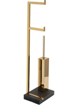 Altın Rengi Hareketli Wc Set - Ba4008 050 Gl