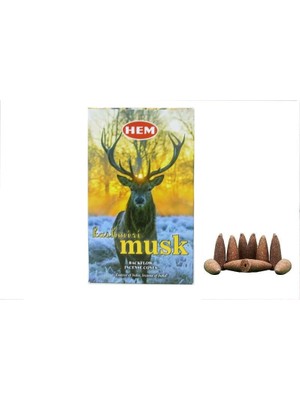 Narnuga Kashmiri Musk Back Flow Cones 10'lu - MCT2995-6661