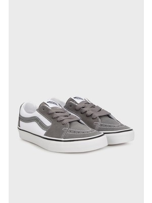 Vans Sk8-Low Deri Logolu Sneaker Ayakkabı Unisex Ayakkabı VN000BVXPWT1