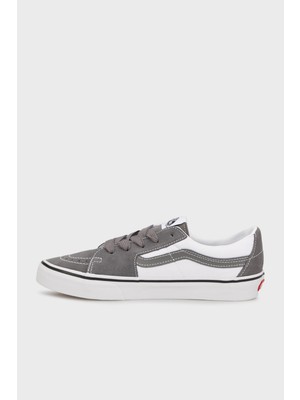 Vans Sk8-Low Deri Logolu Sneaker Ayakkabı Unisex Ayakkabı VN000BVXPWT1