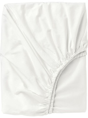 Hobiurun Lastikli Çarşaf, Beyaz, 180 x 200  cm