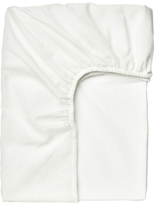 Hobiurun Lastikli Çarşaf, Beyaz, 90X200 cm