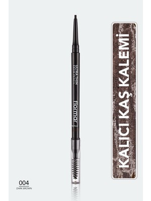 Flormar Ultra Thin Kaş Kalemi 004 Koyu Kahverengi – Hassas, Doğal ve Uzun Süre Kalıcı Şekillendirme