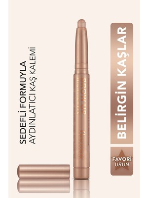 Flormar Kremsi Dokulu Brow Up Highlighter Pencil Aydınlatıcı Kalem- Uçuk Kahve (000 Champagne) 8690604622269