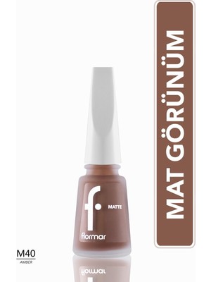 Flormar Matte Oje (Amber 40)