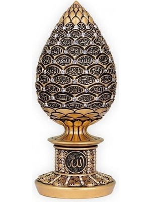 Tekno Trust Çam Kozalak Esmaül Hüsna (Orta Boy) Gold