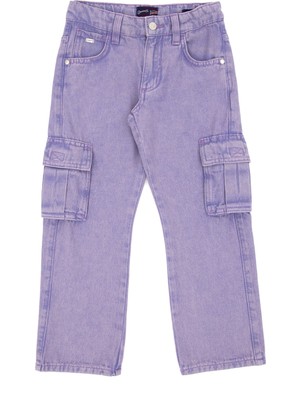 U.S. Polo Assn. Kız Çocuk Menekşe Jean Pantolon 50291146-VR037