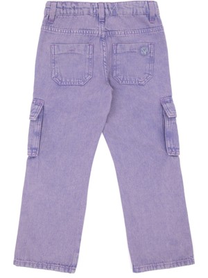 U.S. Polo Assn. Kız Çocuk Menekşe Jean Pantolon 50291146-VR037