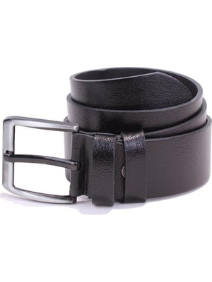 Dagoster DMK26-463DG Siyah 4.5 cm  Deri Erkek Kemer