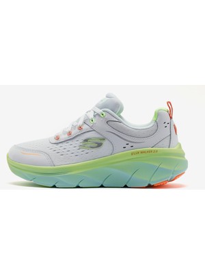 Skechers D'lux Walker 2.0 - Neon Sites Kadın Beyaz Spor Ayakkabı 150107 Wmlt
