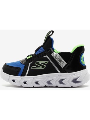 Skechers Hypno - Flash 2.0 - Brisk - Brights Küçük Erkek Çocuk Siyah Işıklı Spor Ayakkabı 403830N Bblm
