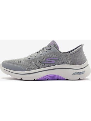 Skechers Go Walk Arch Fit 2.0 - Valencia Kadın Gri Yürüyüş Ayakkabısı 125319 Gylv