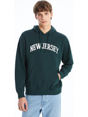 Lcw Casual Baskılı Uzun Kollu Erkek Hoodie