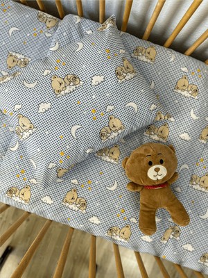 Ozz Baby Nevresim Takımı Hayvan Temalı, Fermuarlı, %100 Pamuk , 80X120 Bebek Nevresim Takımı